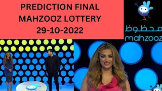 Prediction Final Mahzooz Lottery 29-10-2022 | Mahzooz Final Prediction | Uae Lottery