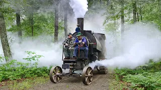Starting Massive Steam Tracked Tractor: One of the First in the World