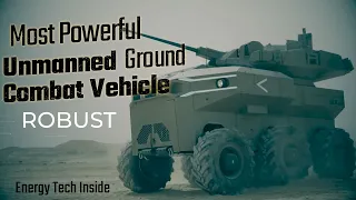 Most POWERFUL Robotic Combat Vehicle: ROBUST  #UGV #warfare #militarynews #release #israeli #elbit