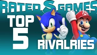 Top 5 Video Game Rivalries ft. Caddicarus - Rated S Games