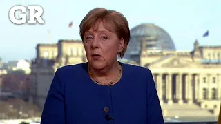 Angela Merkel, Canciller alemana, da un mensaje por el coronavirus