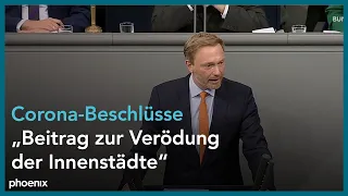 Christian Lindner zur Regierungserklärung der Bundeskanzlerin zur COVID-19-Pandemie am 26.11.20