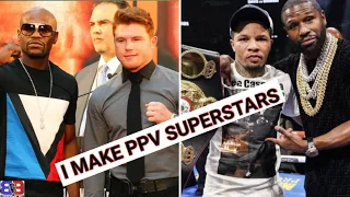 EPIC: FLOYD MAYWEATHER SAYS "I MADE CANELO A SUPERSTAR, NO PPV BEFORE ME ! NOW I'M MAKIN TANK DAVIS