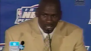 Michael Jordan 1998 NBA Eastern Conference Finals Game 7 Postgame Press Conference (May 31, 1998)