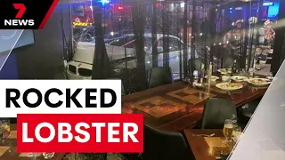 Car crashed in the Lobster Cave restaurant in Beaumaris | 7 News Australia