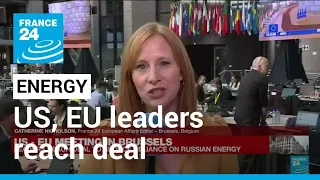US, EU leaders reach deal to reduce reliance on Russian energy • FRANCE 24 English