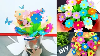 How to make paper flowers / Diy paper flowers / home decor art paper (fairy's origami fun&art)