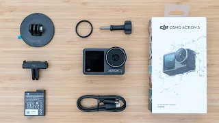 DJI Osmo Action 3 Unboxing [ No commentary ]