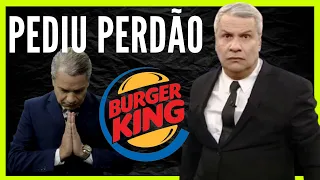 Sikera Junior X Burger King  pediu perdão ao vivo