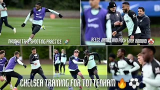Chelsea Training With Reece James Christooher Nkunku And Levi Colwill | Full House Session At Cobham