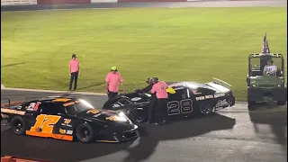 Nate Gregg Makes 2 enemies in less than 10 laps !!! Bowman Gray Stadium Racing 5/20/23