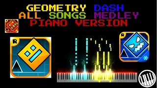 Geometry Dash PIANO MEDLEY -  All Songs┃ PianoCrisp