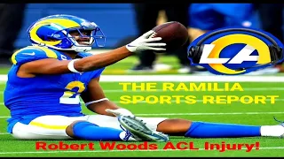 Breaking news ROBERT WOODS out with an ACL TEAR!