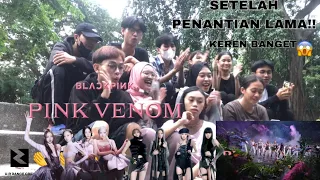 BLACKPINK - 'Pink Venom' MV REACTION IN PUBLIC !!! U.R Dance Crew