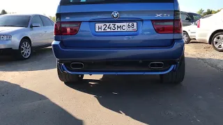 BMW e53 4,8is exhaust sound