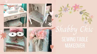 Shabby Chic Makeover | Paint Furniture | Recover Cushion | Decoupage Drawer | Mattress Spring Craft