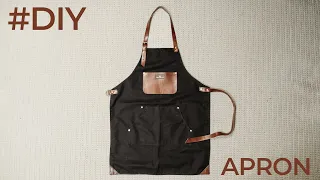 DIY Canvas/leather apron
