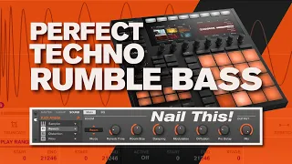 Master the Art of Techno Rumble Bass with Maschine mk3
