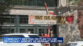 North Side residents resist plans to house migrants at Broadway Armory