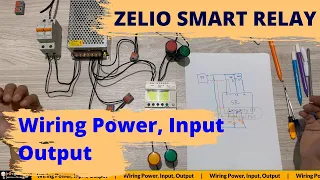 wiring power input output smart relay zelio
