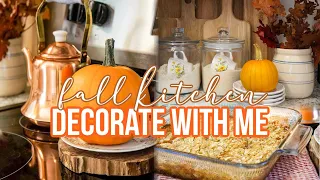 FALL DECORATE WITH ME 2021! | vintage farmhouse fall kitchen!