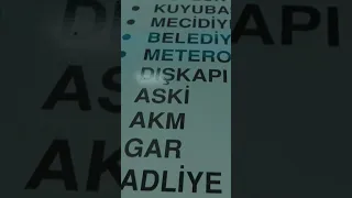 AKM-Gar-Kızılay Metro Hattı Ankara’mıza hayırlı olsun! #shorts