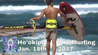 Ho'okipa Windsurfing - Jan. 18th