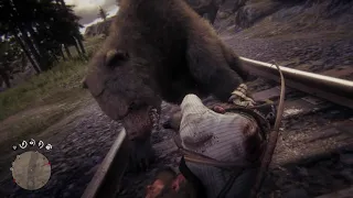 Битва с медведем - Red Dead Redemption 2 (прохождение RDR2, 2018)