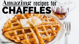 SIX CHAFFLE RECIPES | How to Make Chaffles | KETO WAFFLE | PAFFLE