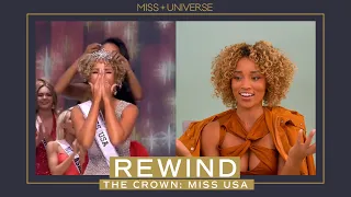 Miss USA Elle Smith REWATCHES Her Crowning Moment | Rewind | Miss Universe