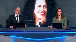 Jornal Nacional (09-11-2022) - Morte da cantora Gal Costa