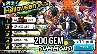 Tricked or get Treated? HALLOWEEN SCOUT Summons! | One Piece Bouty Rush (OPBR)