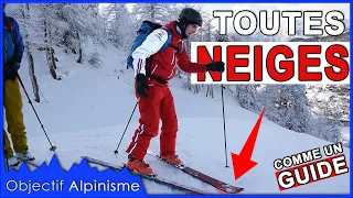 3 techniques simples de ski hors piste - avec l'ESF de Montgenèvre