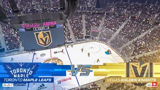 Toronto Maple Leafs vs Vegas Golden Knights 10/24/2022 NHL 23 Gameplay