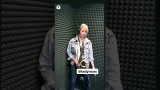 saxophone lady