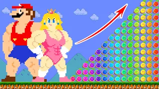 Super Mario Bros. But Wonder Rainbow Seed  = Muscular Mario... | ADN MARIO GAME