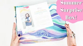 Erin Condren Summer Seasonal Surprise Box!  Unboxing - Spoiler Alert!