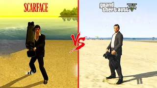 GTA V vs Scarface comparison | 2006 vs 2022