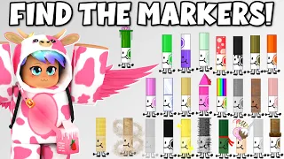 🖍️ (Part 4) 26 Marker Locations In Roblox FIND THE MARKERS!