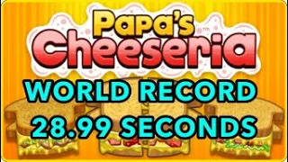 Papa’s Cheeseria Speedrun World Record [28.99]