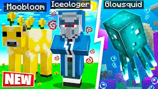 New MINECON LIVE Voting Mobs! (Moobloom, Glowsquid, Iceologer) Minecraft 1.17