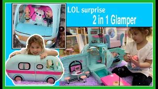 Lol surprise 2 in 1 glamper unboxed with Sai | Sai and family