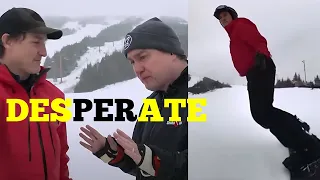 CBC ROASTS Trudeau While on a Ski Lesson