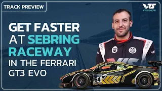 VRS Quick Tutorial Ferrari GT3 488 EVO at Sebring Raceway by Pablo Lopez