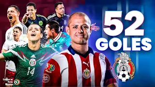 Los 52 GOLES y asistencias del CHICHARITO HERNÁNDEZ en la Selección Mexicana 🟩⬜🟥