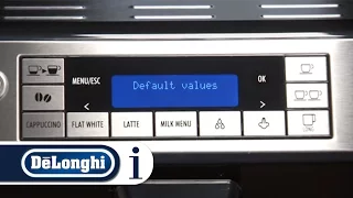 How to reset your De'Longhi Eletta Cappuccino ECAM 45.760 Coffee Machine