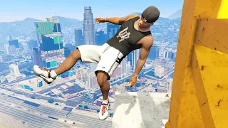 GTA 5 Funny/Crazy Jump Compilation #13 (GTA V Fails Funny Moments)