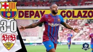 vfb stuttgart vs fc barcelona 0-3 extended highlight & goals HD 2021⚽️