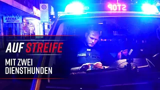 Auf Streife mit zwei Diensthunden - Polizei Hessen