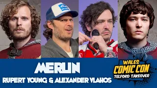 Merlin Panel - Rupert Young (Sir Leon) & Alexander Vlahos (Mordred) - Wales Comic Con November 2023